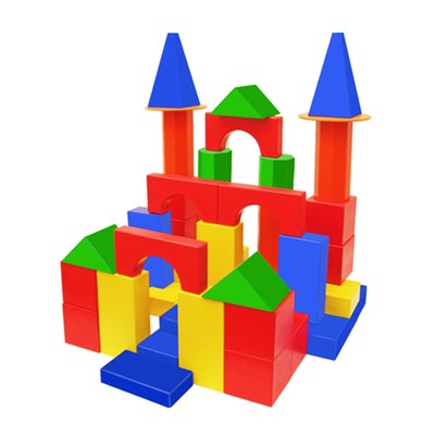 Конструктор деревянный «Поликарпова», 68 деталей