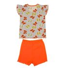 Пижама для девочки "Сказочные сны", рост 98 см (52), цвет меланж/оранжевый  ДНЖ353007н - Фото 8