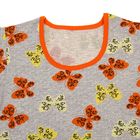 Пижама для девочки "Сказочные сны", рост 110 см (56), цвет меланж/оранжевый  ДНЖ353007н - Фото 2
