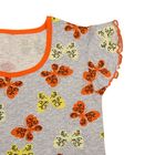 Пижама для девочки "Сказочные сны", рост 110 см (56), цвет меланж/оранжевый  ДНЖ353007н - Фото 3