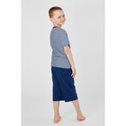 Пижама для мальчика "Серия", рост 110 см (56), цвет васильковый/синий  УНЖ013001н - Фото 5