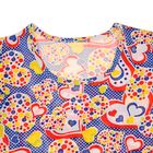 Пижама для девочки "Сердца", рост 110 см (56), цвет васильковый/красный ДНЖ353001н - Фото 2