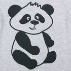 Джемпер детский "Панда", рост 74 см (48), цвет серый ЮДД906070_М - Фото 3