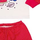 Пижама для девочки "Совы", рост 92 см (50), цвет белый/малиновый УНЖ501001н - Фото 5