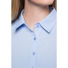 Рубашка женская, цвет голубой, размер 48 - Фото 3