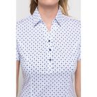 Рубашка женская 1623-1, цвет белый, размер 40, рост 170 - Фото 3