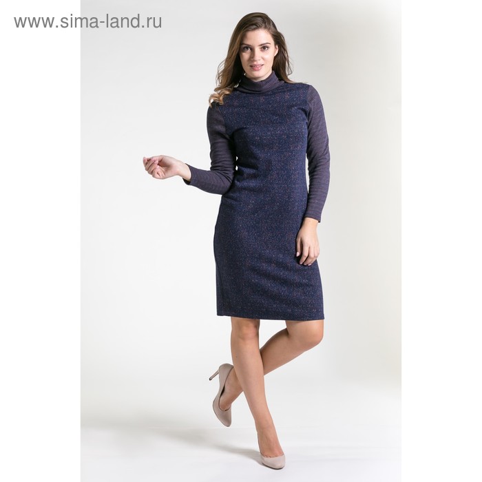 Платье женское 5704 цвет синий, р-р 50 - Фото 1