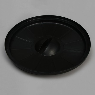 Бак хозяйственно - бытовой, 50 л, полипропилен, с крышкой, чёрный