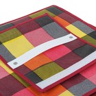 Кофр подвесной «Клетка», 4 отделения, цвет розовый - Фото 2