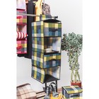 Кофр подвесной «Клетка», 4 отделения, цвет зелёный - Фото 4