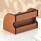 Органайзер 5 секций, 1 выдвижной ящик, серия Ясень шимо темный с кантом темным, 14×21 см - Фото 3