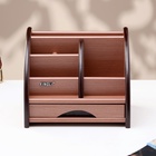 Органайзер 5 секций, 1 выдвижной ящик, серия Ясень шимо темный с кантом темным, 16×20.5 - Фото 3