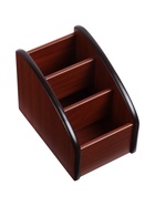 Органайзер 3 секции, серия Орех с кантом темным, 10×15.5 см - Фото 6