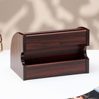 Органайзер 5 секций, 1 выдвижной ящик, серия Зебрано с кантом темным, 14×21 см - Фото 3