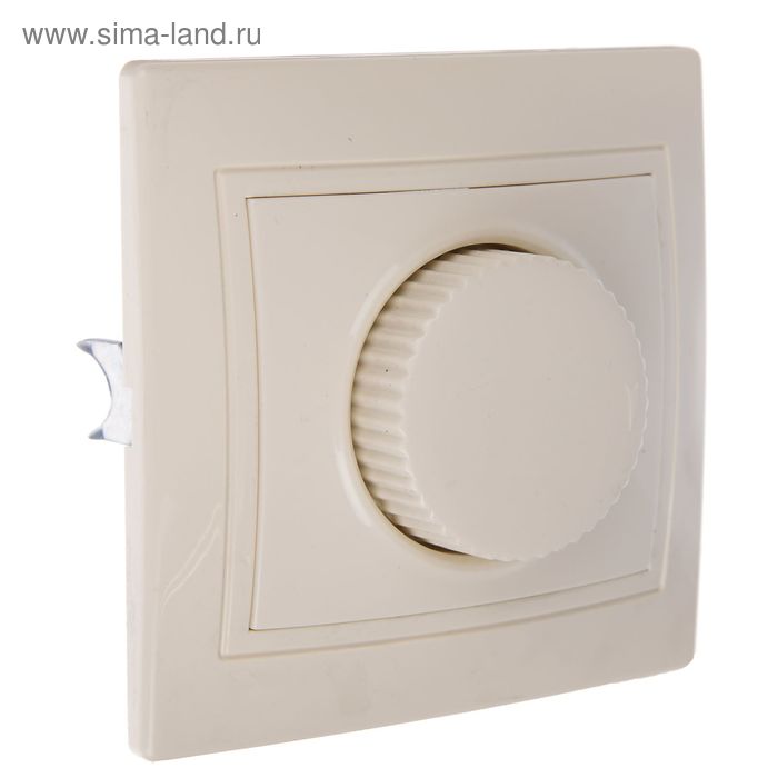 Светорегулятор TDM "Таймыр", 600 Вт, поворотный, цвет слоновая кость, SQ1814-0124 - Фото 1