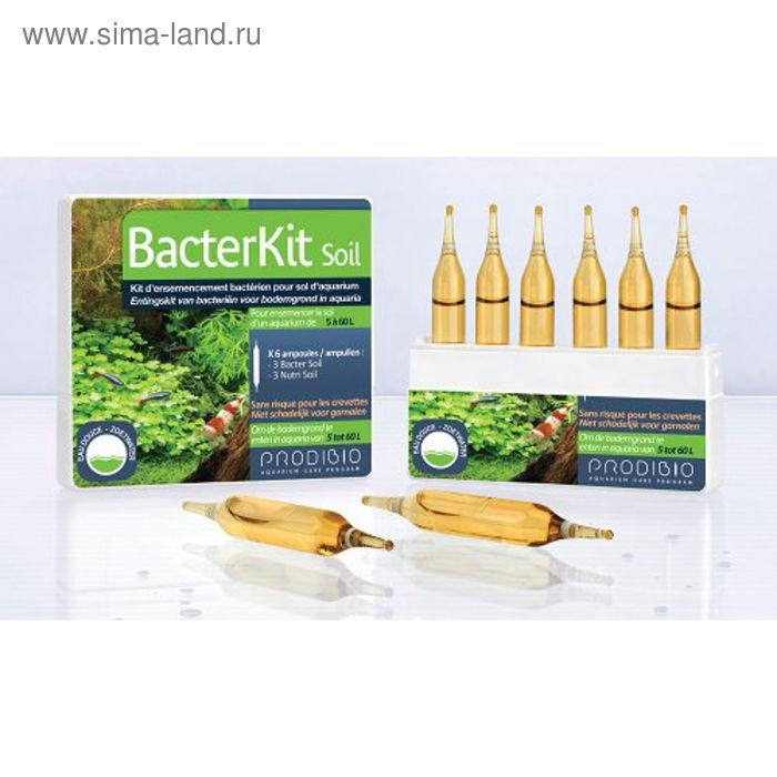 Гипер-концентрированный бактериальный препарат для грунтов BacterKit Soil  (6шт) - Фото 1