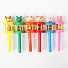 Погремушка музыкальная игрушка «Весёлый зоопарк», с бубенчиком внутри, МИКС - Фото 2