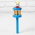 Погремушка музыкальная игрушка «Весёлый зоопарк», с бубенчиком внутри, МИКС - Фото 5