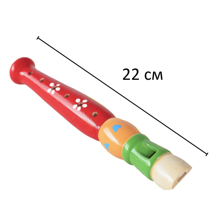 Музыкальная игрушка «Дудочка средняя», цвета МИКС - фото 1905309264