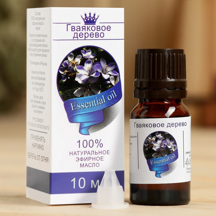 Эфирное масло "Гваяковое дерево", флакон-капельница, аннотация, 10 мл - Фото 1