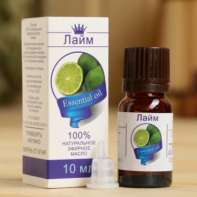 Эфирное масло «Лайм», флакон-капельница, аннотация, 10 мл