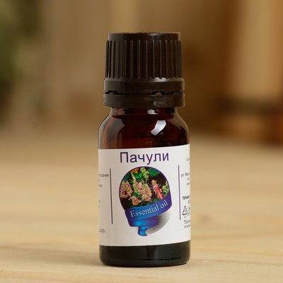 Эфирное масло «Пачули», флакон-капельница, аннотация, 10 мл
