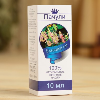 Эфирное масло «Пачули», флакон-капельница, аннотация, 10 мл