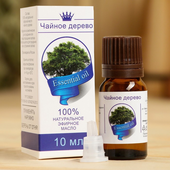 Эфирное масло «Чайное дерево», флакон-капельница, аннотация, 10 мл, дезинфицирующее - Фото 1