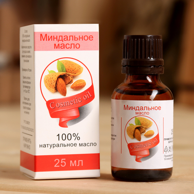Жирное масло «Миндаль», 100% натуральное, 25 мл