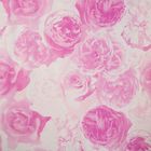 Бумага упаковочная крафт "Розы любви", белый-розовый, 0.5 х 10 м - Фото 2