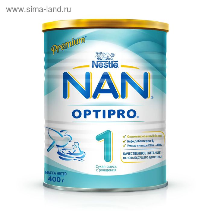 NAN 1 Optipro BL сухая молчная смесь 400г - Фото 1