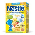 NESTLE каша сухая молочная мультизлаковая груша, персик с бефидобактериями 220г - Фото 1