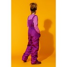 Полукомбинезон для девочки, рост 110 см, цвет фиолетовый ПКД-5/30 - Фото 3