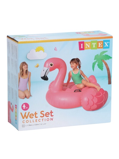 Игрушка для плавания «Розовый фламинго», 147 х 140 х 94 см, 57558NP INTEX