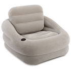 Кресло надувное, 97 x 107 x 71 см, цвет серый 68587NP INTEX - Фото 1