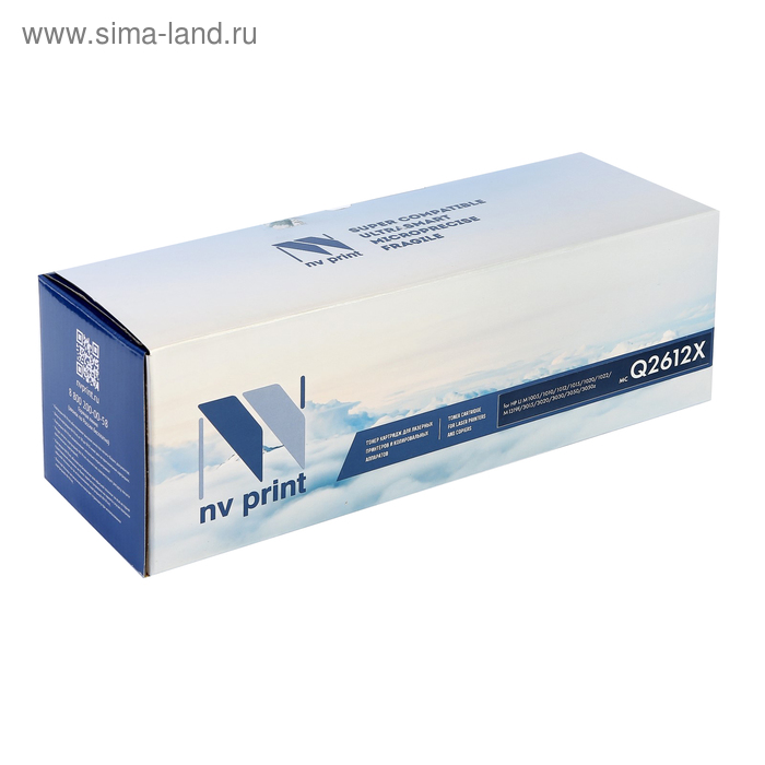 Картридж NV PRINT Q2612X для HP LJM1005/1010/1012/1015/1020/M1319/3015/3020/3030/3050(3500k) - Фото 1