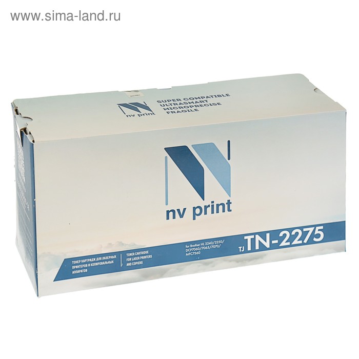 Картридж NV PRINT TN-2275 для Brother DCP-7060DR/7065DNR/7070DWR (2600k), черный - Фото 1