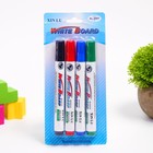 Набор маркеров, цветных на водной основе, 4 штуки - Фото 2