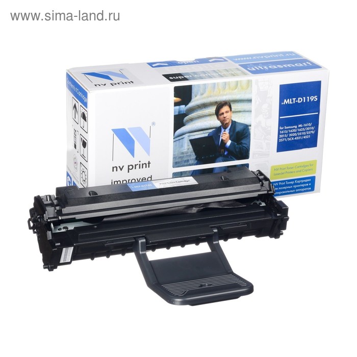 Картридж NV PRINT MLT-D119S для Samsung ML-1610/2010/SCX-4321/4521 (2000k), черный - Фото 1