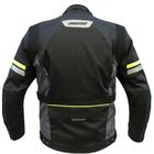 Куртка мотоциклетная текстильная Voyager, чёрный/антрацит, S - Фото 2