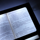 Лупа-столик 2х, для чтения книг, с подсветкой, 20х27,5см - фото 9809221