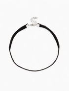 Чокер «Грация искр», тонкий, цвет черно-серебряный, L=30 см - Фото 4