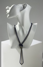 Бусы «Трансформер» 2 нити (несколько способов носки), цвет сине-серебряный, 118 см - Фото 4