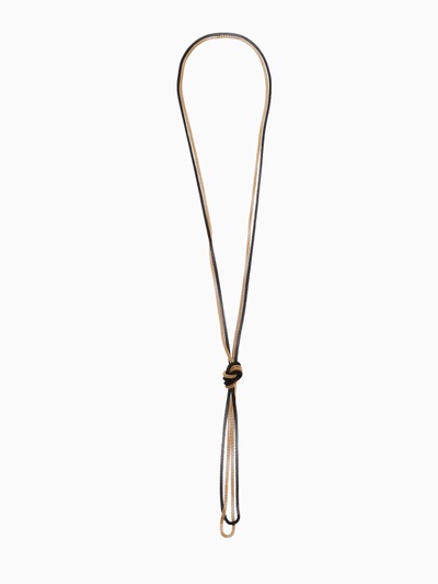 Бусы 2 нити «Трансформер» (несколько способов носки), цвет чёрно-золотой, 118 см