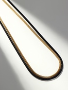 Бусы 2 нити «Трансформер» (несколько способов носки), цвет чёрно-золотой, 118 см - Фото 16