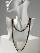 Бусы 2 нити «Трансформер» (несколько способов носки), цвет чёрно-золотой, 118 см - Фото 17