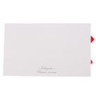 Приглашения с лентой "Свадьба Вашей мечты" с красной лентой - Фото 5