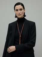 Бусы «Трансформер» 2 нити (несколько способов носки), цвет красно-золотой, 118 см - Фото 4