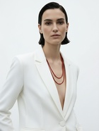 Бусы «Трансформер» 2 нити (несколько способов носки), цвет красно-золотой, 118 см - Фото 2