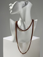 Бусы «Трансформер» 2 нити (несколько способов носки), цвет красно-золотой, 118 см - Фото 10